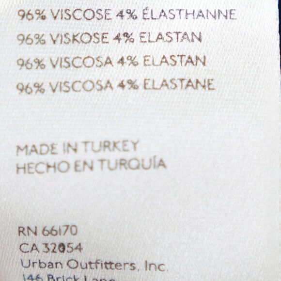 We The Free Black Long Sleeve V-Neck Shirt Womens Size Small Viscose - Picture 4 of 7